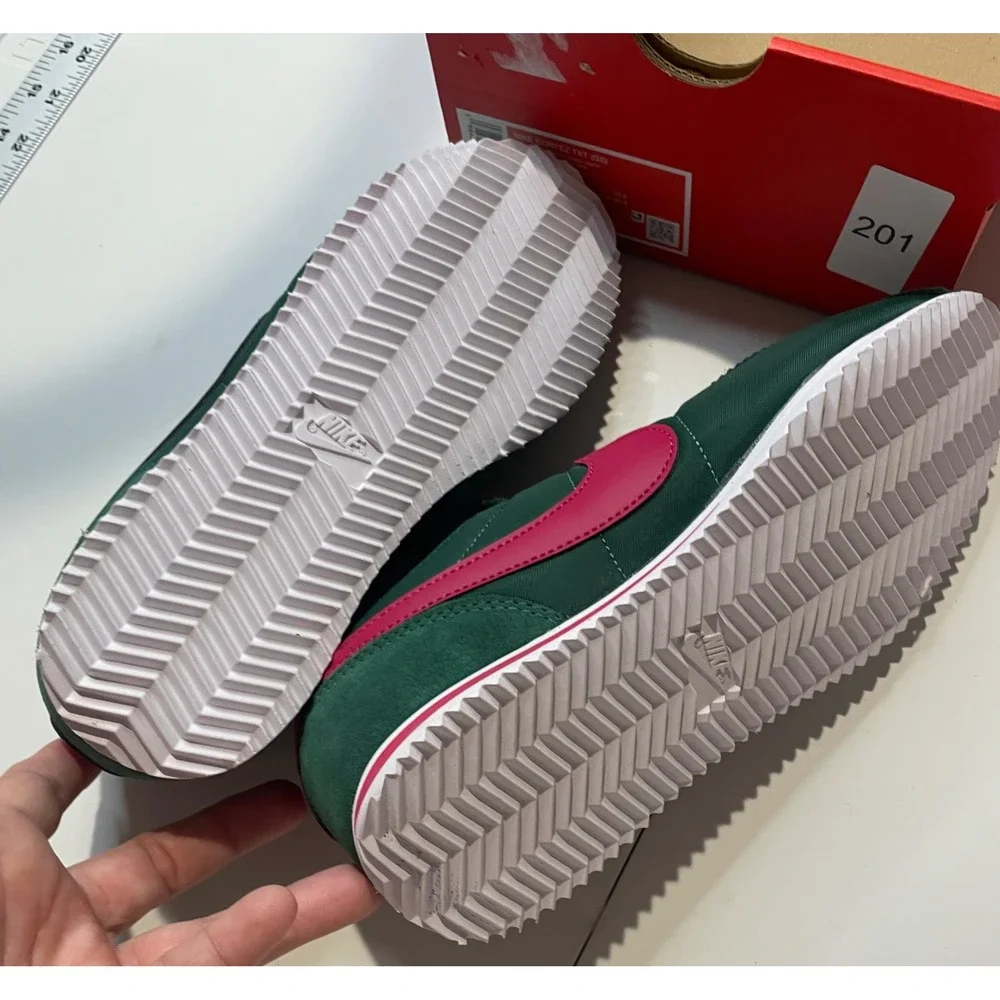 Nike Cortez TXT GS Gorge Green Wild Cherry Kids Sneakers IH7654-300 Size 5Y